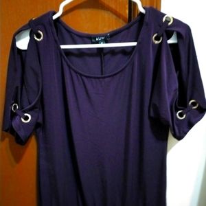 Blouse, deep purple